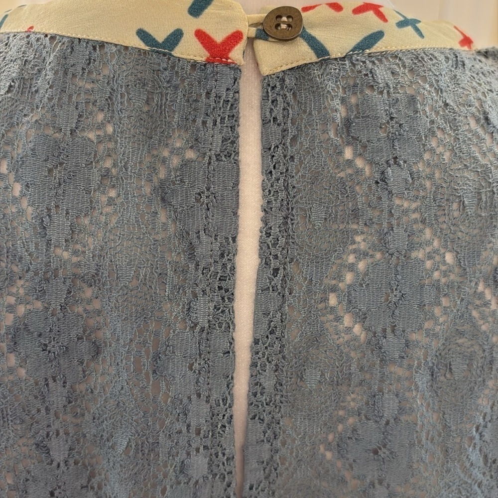 Benares sleeveless patterned top. Size S - Picture 6 of 8
